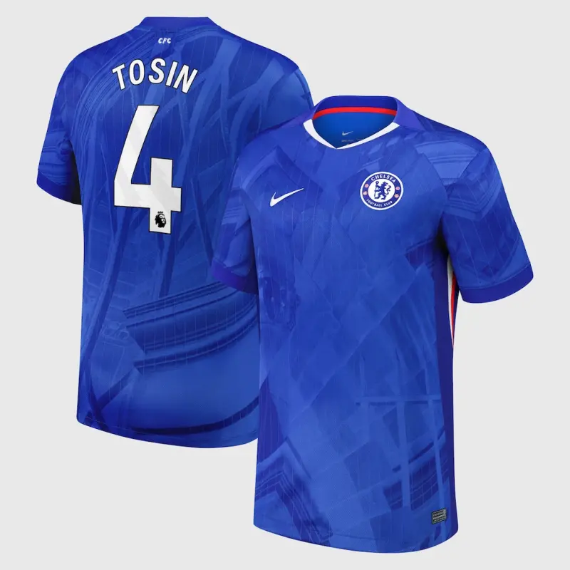 Chelsea chelsea nike heimstadiontrikot 2025-26 mit tosin 4-aufdruck Trikot - Exklusive Chelsea Fußballbekleidung
