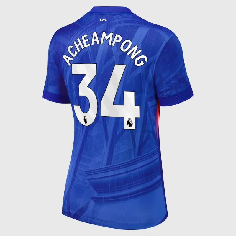 Chelsea chelsea nike heimstadiontrikot 2025-26 – damen mit acheampong 34-aufdruck Trikot - Exklusive Chelsea Fußballbekleidung Chelsea chelsea nike heimstadiontrikot 2025-26 – damen mit acheampong 34-aufdruck Trikot - Exklusive Chelsea Fußballbekleidung