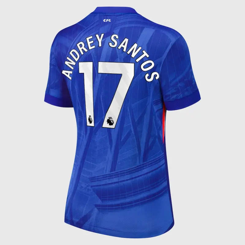 Chelsea chelsea nike heimstadiontrikot 2025-26 – damen mit andrey santos 17-aufdruck Trikot - Exklusive Chelsea Fußballbekleidung Chelsea chelsea nike heimstadiontrikot 2025-26 – damen mit andrey santos 17-aufdruck Trikot - Exklusive Chelsea Fußballbekleidung