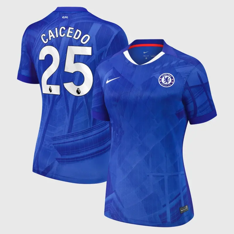 Chelsea chelsea nike heimstadiontrikot 2025-26 – damen mit caicedo 25-aufdruck Trikot - Exklusive Chelsea Fußballbekleidung