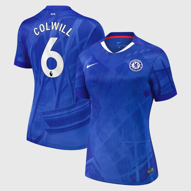 Chelsea chelsea nike heimstadiontrikot 2025-26 – damen mit colwill 6-aufdruck Trikot - Exklusive Chelsea Fußballbekleidung