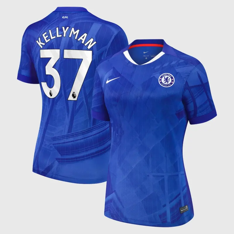 Chelsea chelsea nike heimstadiontrikot 2025-26 – damen mit kellyman 37-aufdruck Trikot - Exklusive Chelsea Fußballbekleidung