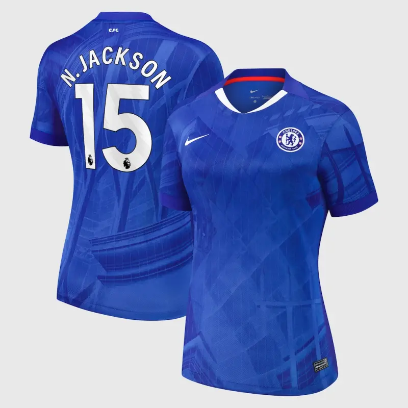 Chelsea chelsea nike heimstadiontrikot 2025-26 – damen mit n.jackson 15-aufdruck Trikot - Exklusive Chelsea Fußballbekleidung
