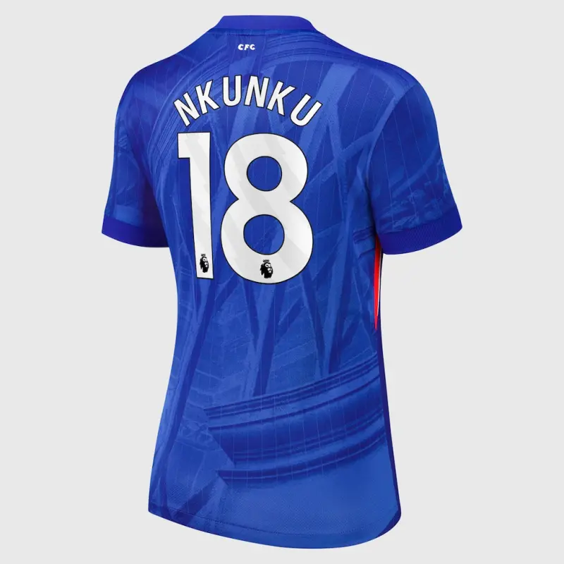 Chelsea chelsea nike heimstadiontrikot 2025-26 – damen mit nkunku 18-aufdruck Trikot - Exklusive Chelsea Fußballbekleidung Chelsea chelsea nike heimstadiontrikot 2025-26 – damen mit nkunku 18-aufdruck Trikot - Exklusive Chelsea Fußballbekleidung