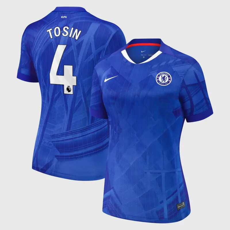 Chelsea chelsea nike heimstadiontrikot 2025-26 – damen mit tosin 4-aufdruck Trikot - Exklusive Chelsea Fußballbekleidung