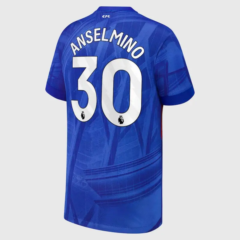 Chelsea chelsea nike heimstadiontrikot 2025-26 – jugendliche mit anselmino 30-aufdruck Trikot - Exklusive Chelsea Fußballbekleidung Chelsea chelsea nike heimstadiontrikot 2025-26 – jugendliche mit anselmino 30-aufdruck Trikot - Exklusive Chelsea Fußballbekleidung