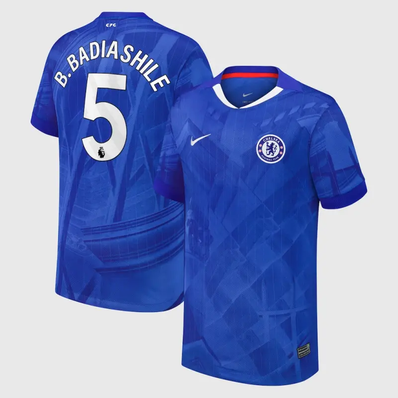 Chelsea chelsea nike heimstadiontrikot 2025-26 – jugendliche mit b. badiashile 5-aufdruck Trikot - Exklusive Chelsea Fußballbekleidung