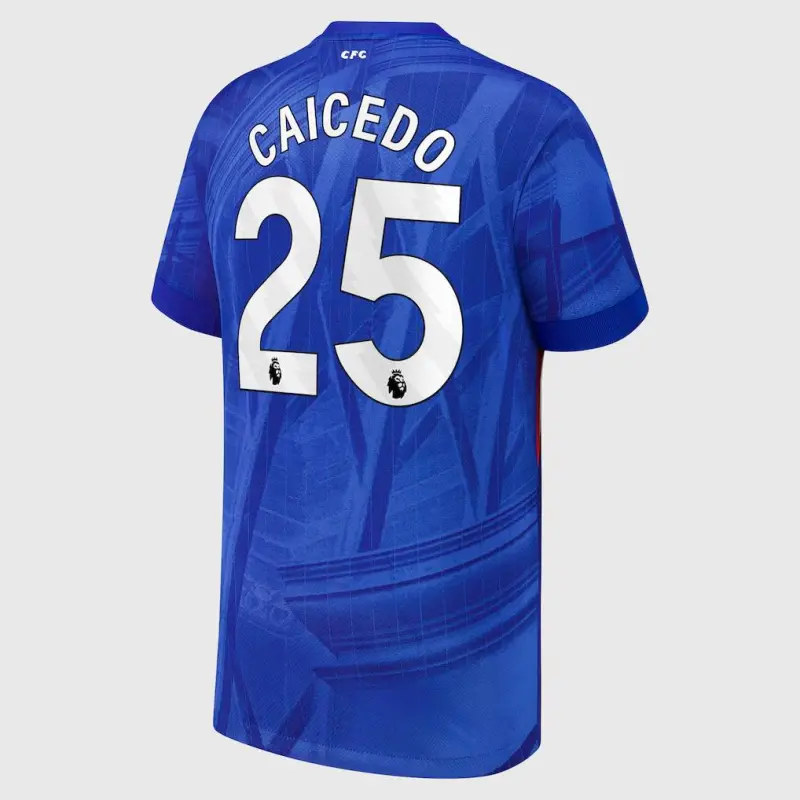 Chelsea chelsea nike heimstadiontrikot 2025-26 – jugendliche mit caicedo 25-aufdruck Trikot - Exklusive Chelsea Fußballbekleidung Chelsea chelsea nike heimstadiontrikot 2025-26 – jugendliche mit caicedo 25-aufdruck Trikot - Exklusive Chelsea Fußballbekleidung