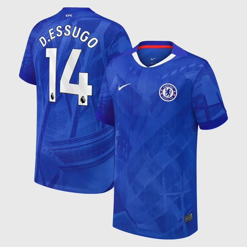 Chelsea chelsea nike heimstadiontrikot 2025-26 – jugendliche mit d.essugo 14-aufdruck Trikot - Exklusive Chelsea Fußballbekleidung