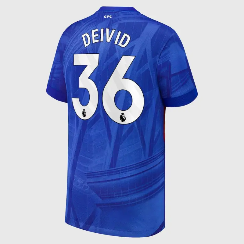 Chelsea chelsea nike heimstadiontrikot 2025-26 – jugendliche mit deivid 36-aufdruck Trikot - Exklusive Chelsea Fußballbekleidung Chelsea chelsea nike heimstadiontrikot 2025-26 – jugendliche mit deivid 36-aufdruck Trikot - Exklusive Chelsea Fußballbekleidung