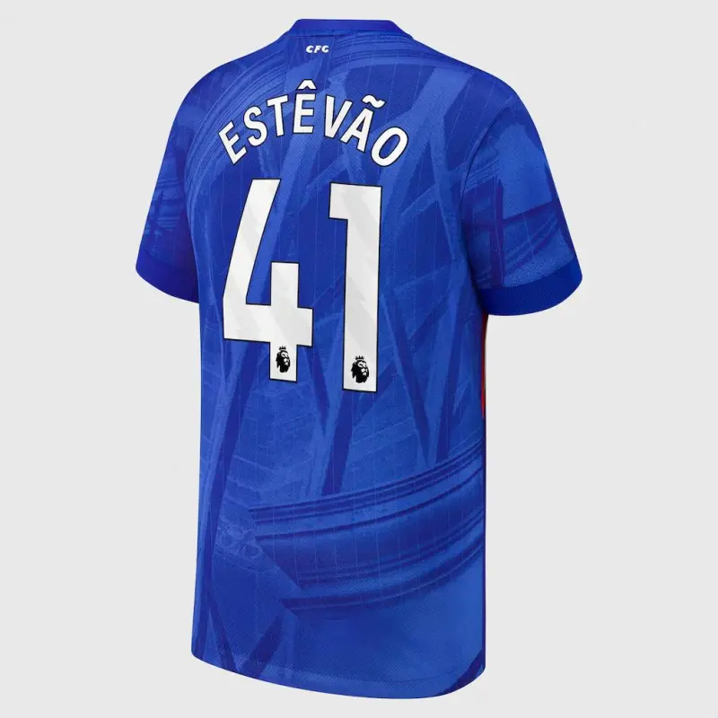 Chelsea chelsea nike heimstadiontrikot 2025-26 – jugendliche mit estêvão 41-aufdruck Trikot - Exklusive Chelsea Fußballbekleidung Chelsea chelsea nike heimstadiontrikot 2025-26 – jugendliche mit estêvão 41-aufdruck Trikot - Exklusive Chelsea Fußballbekleidung