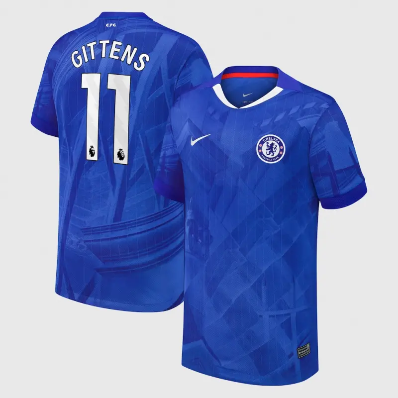 Chelsea chelsea nike heimstadiontrikot 2025-26 – jugendliche mit gittens 11-aufdruck Trikot - Exklusive Chelsea Fußballbekleidung