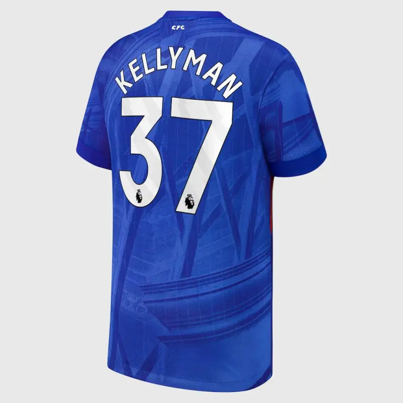 Chelsea chelsea nike heimstadiontrikot 2025-26 – jugendliche mit kellyman 37-aufdruck Trikot - Exklusive Chelsea Fußballbekleidung Chelsea chelsea nike heimstadiontrikot 2025-26 – jugendliche mit kellyman 37-aufdruck Trikot - Exklusive Chelsea Fußballbekleidung