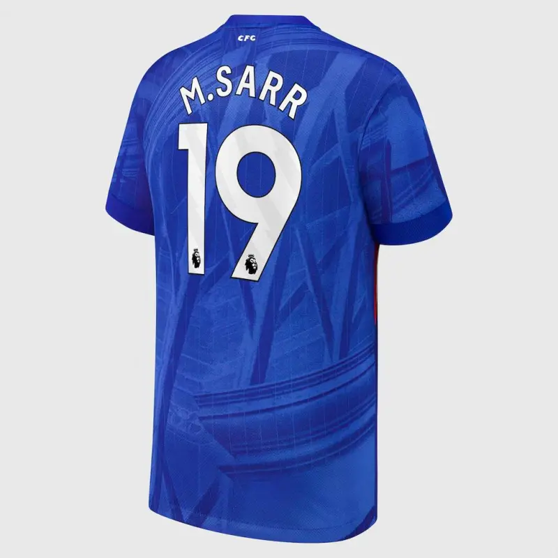 Chelsea chelsea nike heimstadiontrikot 2025-26 – jugendliche mit m.sarr 19-aufdruck Trikot - Exklusive Chelsea Fußballbekleidung Chelsea chelsea nike heimstadiontrikot 2025-26 – jugendliche mit m.sarr 19-aufdruck Trikot - Exklusive Chelsea Fußballbekleidung