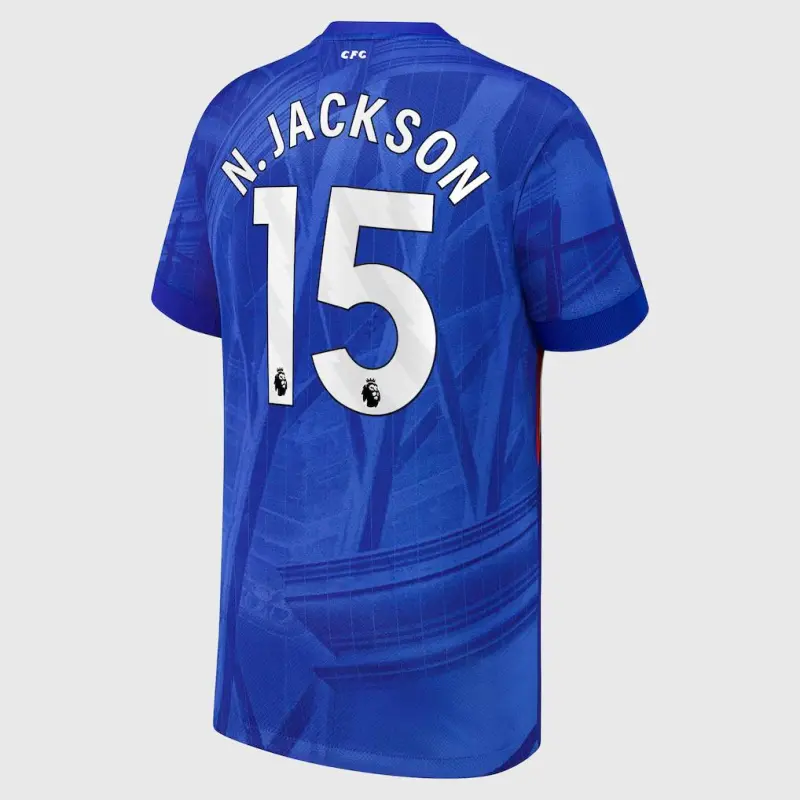 Chelsea chelsea nike heimstadiontrikot 2025-26 – jugendliche mit n.jackson 15-aufdruck Trikot - Exklusive Chelsea Fußballbekleidung Chelsea chelsea nike heimstadiontrikot 2025-26 – jugendliche mit n.jackson 15-aufdruck Trikot - Exklusive Chelsea Fußballbekleidung
