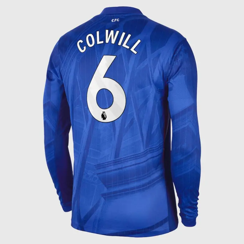 Chelsea chelsea nike home stadium langarmtrikot 2025-26 mit colwill 6-aufdruck Trikot - Exklusive Chelsea Fußballbekleidung Chelsea chelsea nike home stadium langarmtrikot 2025-26 mit colwill 6-aufdruck Trikot - Exklusive Chelsea Fußballbekleidung