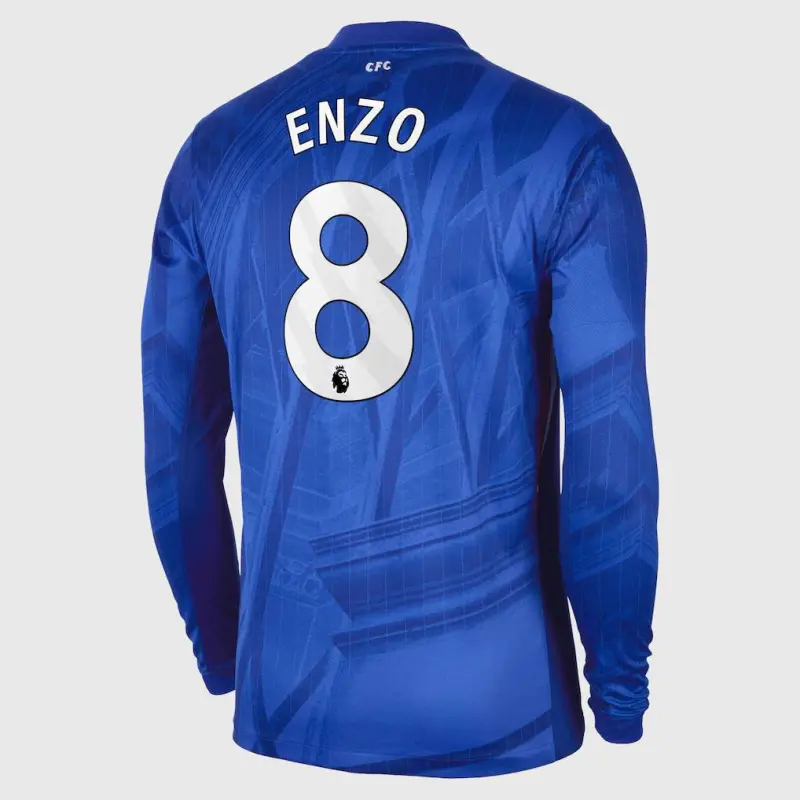 Chelsea chelsea nike home stadium langarmtrikot 2025-26 mit enzo 8-aufdruck Trikot - Exklusive Chelsea Fußballbekleidung Chelsea chelsea nike home stadium langarmtrikot 2025-26 mit enzo 8-aufdruck Trikot - Exklusive Chelsea Fußballbekleidung