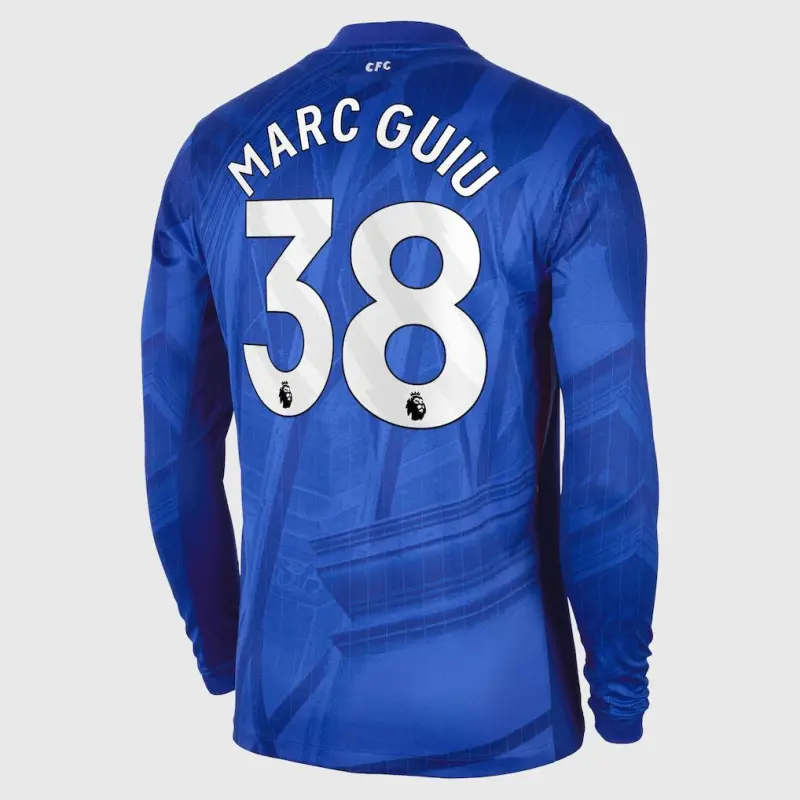 Chelsea chelsea nike home stadium langarmtrikot 2025-26 mit marc guiu 38-aufdruck Trikot - Exklusive Chelsea Fußballbekleidung Chelsea chelsea nike home stadium langarmtrikot 2025-26 mit marc guiu 38-aufdruck Trikot - Exklusive Chelsea Fußballbekleidung