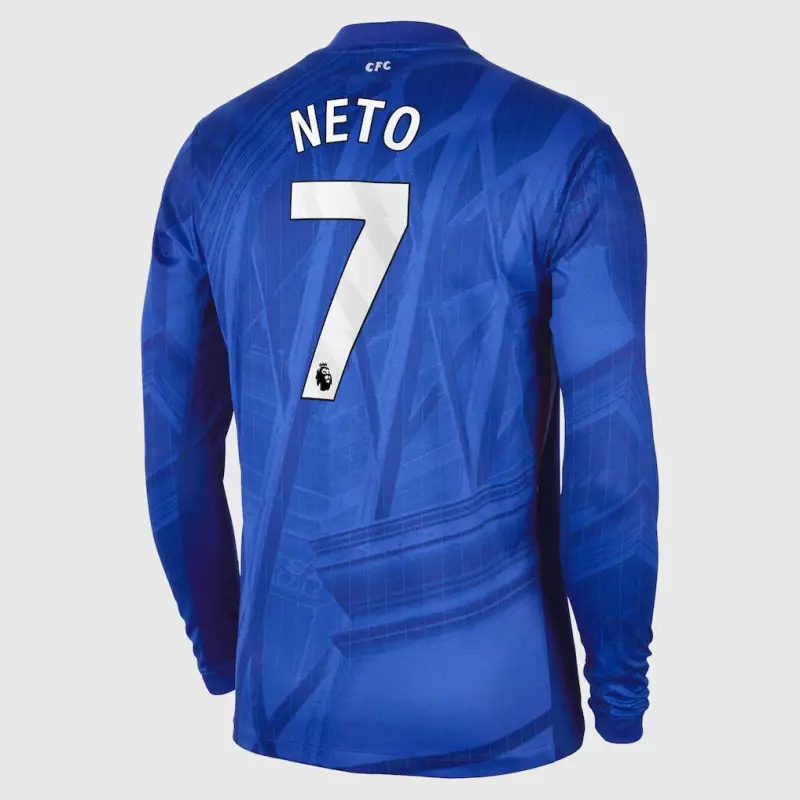 Chelsea chelsea nike home stadium langarmtrikot 2025-26 mit neto 7-aufdruck Trikot - Exklusive Chelsea Fußballbekleidung Chelsea chelsea nike home stadium langarmtrikot 2025-26 mit neto 7-aufdruck Trikot - Exklusive Chelsea Fußballbekleidung