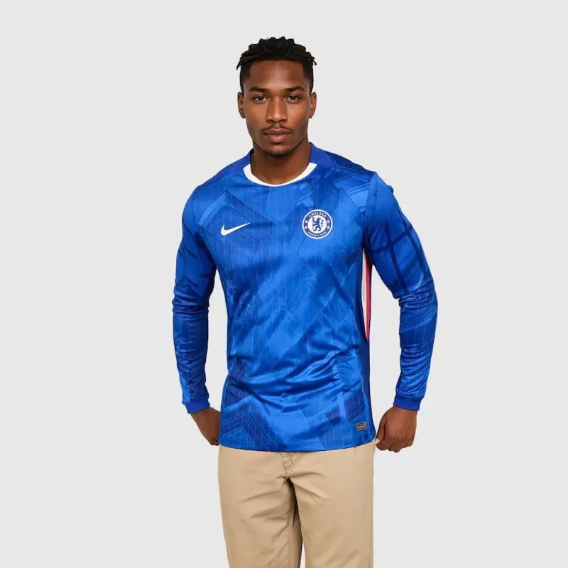 Chelsea chelsea nike stadium home langarmtrikot 2025-26 Trikot - Exklusive Chelsea Fußballbekleidung
