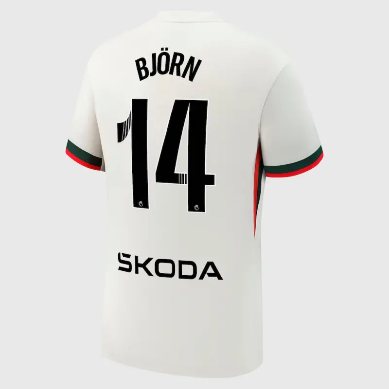 Chelsea chelsea wsl nike auswärtsstadiontrikot 2025-26 mit björn 14-aufdruck Trikot - Exklusive Chelsea Fußballbekleidung Chelsea chelsea wsl nike auswärtsstadiontrikot 2025-26 mit björn 14-aufdruck Trikot - Exklusive Chelsea Fußballbekleidung