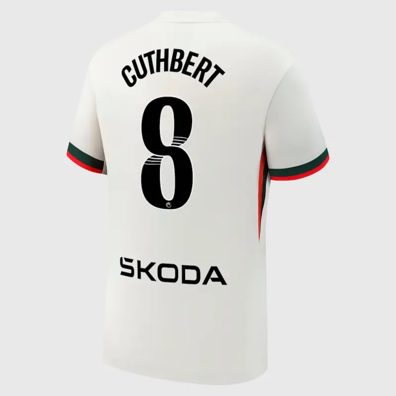 Chelsea chelsea wsl nike auswärtsstadiontrikot 2025-26 mit cuthbert 8-aufdruck Trikot - Exklusive Chelsea Fußballbekleidung Chelsea chelsea wsl nike auswärtsstadiontrikot 2025-26 mit cuthbert 8-aufdruck Trikot - Exklusive Chelsea Fußballbekleidung
