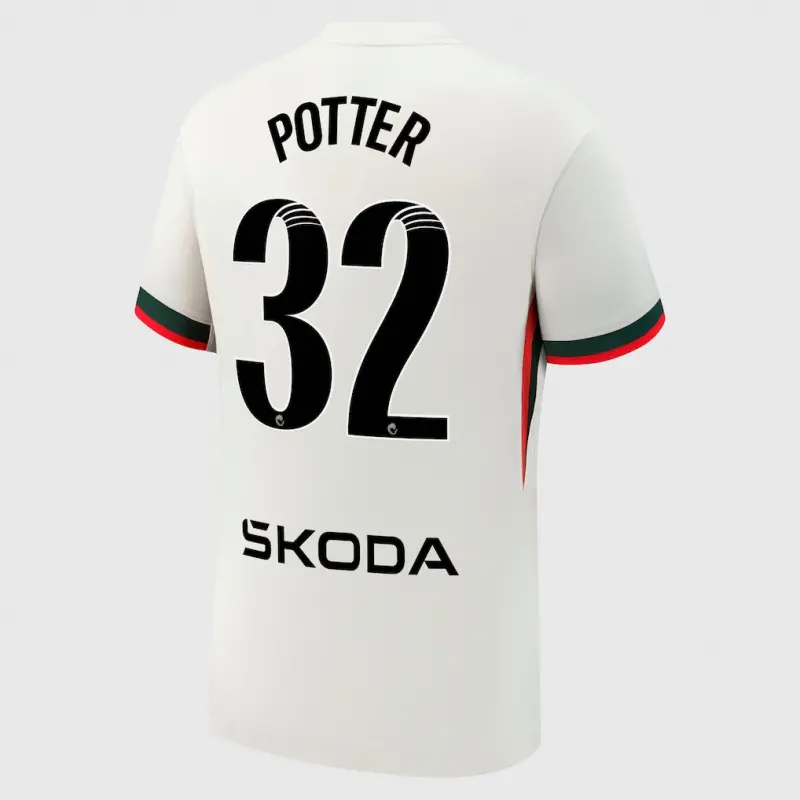 Chelsea chelsea wsl nike auswärtsstadiontrikot 2025-26 mit potter 32-aufdruck Trikot - Exklusive Chelsea Fußballbekleidung Chelsea chelsea wsl nike auswärtsstadiontrikot 2025-26 mit potter 32-aufdruck Trikot - Exklusive Chelsea Fußballbekleidung