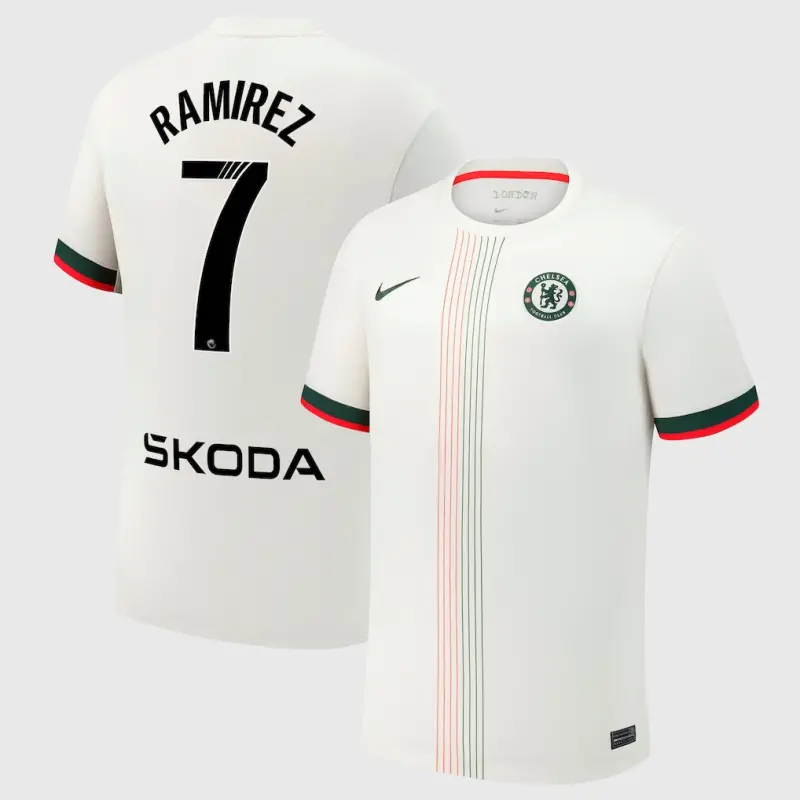 Chelsea chelsea wsl nike auswärtsstadiontrikot 2025-26 mit ramírez 7-aufdruck Trikot - Exklusive Chelsea Fußballbekleidung