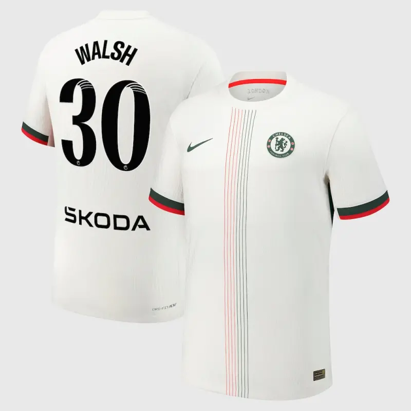 Chelsea chelsea wsl nike auswärtsstadiontrikot 2025-26 mit walsh 13-aufdruck Trikot - Exklusive Chelsea Fußballbekleidung