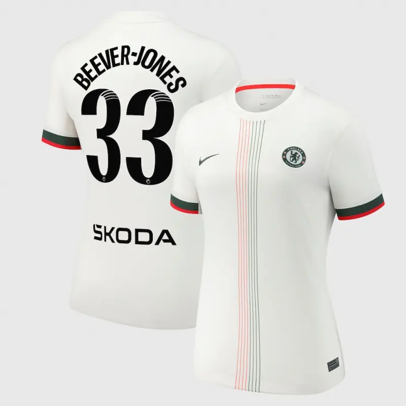 Chelsea chelsea wsl nike auswärtsstadiontrikot 2025-26 – damen mit beever-jones 33-aufdruck Trikot - Exklusive Chelsea Fußballbekleidung