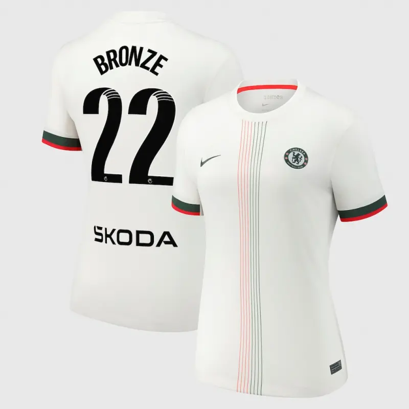Chelsea chelsea wsl nike auswärtsstadiontrikot 2025-26 – damen mit bronze 22-aufdruck Trikot - Exklusive Chelsea Fußballbekleidung