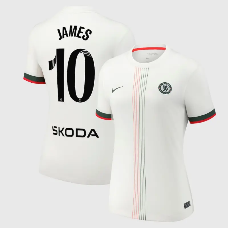 Chelsea chelsea wsl nike auswärtsstadiontrikot 2025-26 – damen mit james 10-aufdruck Trikot - Exklusive Chelsea Fußballbekleidung