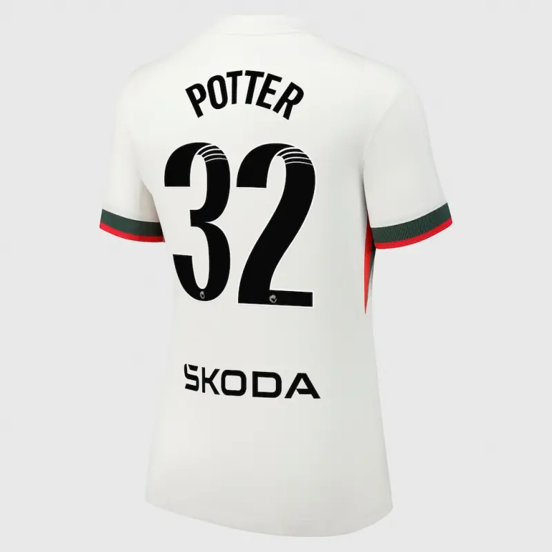 Chelsea chelsea wsl nike auswärtsstadiontrikot 2025-26 – damen mit potter 32-aufdruck Trikot - Exklusive Chelsea Fußballbekleidung Chelsea chelsea wsl nike auswärtsstadiontrikot 2025-26 – damen mit potter 32-aufdruck Trikot - Exklusive Chelsea Fußballbekleidung