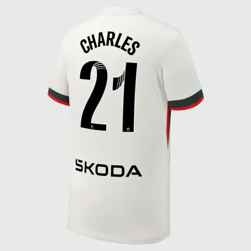 Chelsea chelsea wsl nike auswärtsstadiontrikot 2025-26 – jugendliche mit charles 21-aufdruck Trikot - Exklusive Chelsea Fußballbekleidung Chelsea chelsea wsl nike auswärtsstadiontrikot 2025-26 – jugendliche mit charles 21-aufdruck Trikot - Exklusive Chelsea Fußballbekleidung