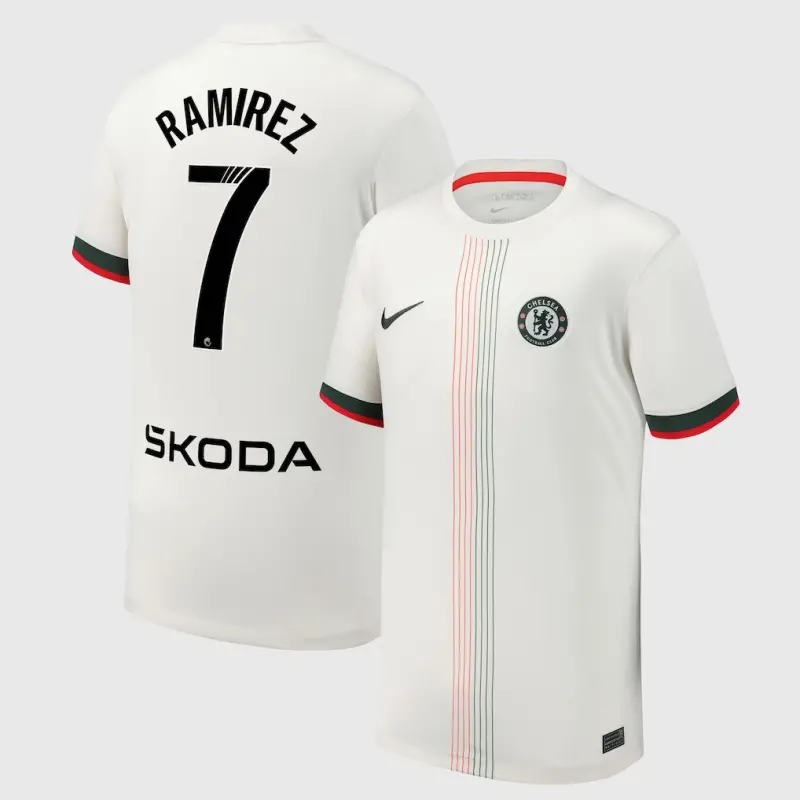 Chelsea chelsea wsl nike auswärtsstadiontrikot 2025-26 – jugendliche mit ramírez 7-aufdruck Trikot - Exklusive Chelsea Fußballbekleidung