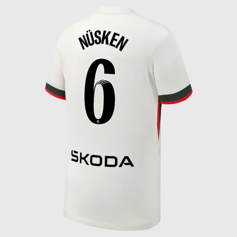 Chelsea chelsea wsl nike away stadium shirt 2025-26 – jugendliche mit nüsken 6 aufdruck Trikot - Exklusive Chelsea Fußballbekleidung Chelsea chelsea wsl nike away stadium shirt 2025-26 – jugendliche mit nüsken 6 aufdruck Trikot - Exklusive Chelsea Fußballbekleidung