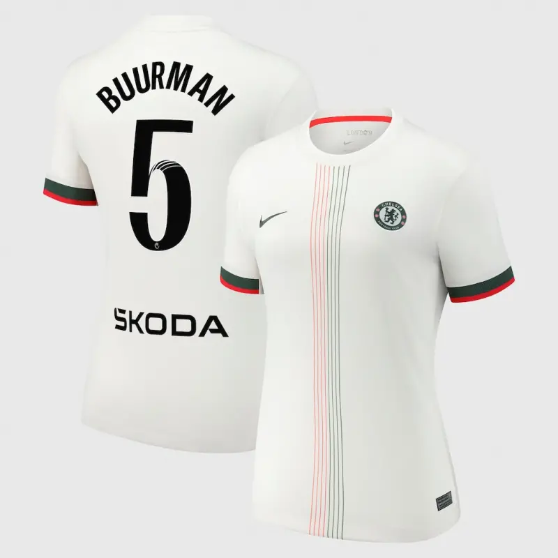 Chelsea chelsea wsl nike away stadium shirt 2025-26 – damen mit buurman 5-aufdruck Trikot - Exklusive Chelsea Fußballbekleidung