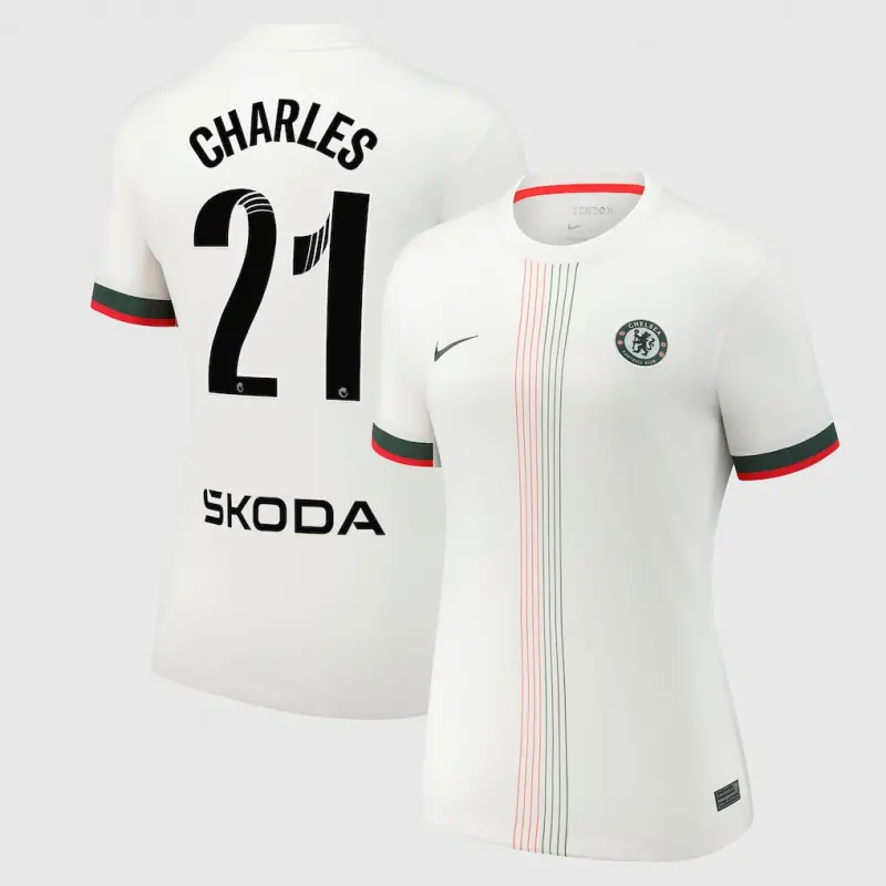 Chelsea chelsea wsl nike away stadium shirt 2025-26 – damen mit charles 21 aufdruck Trikot - Exklusive Chelsea Fußballbekleidung