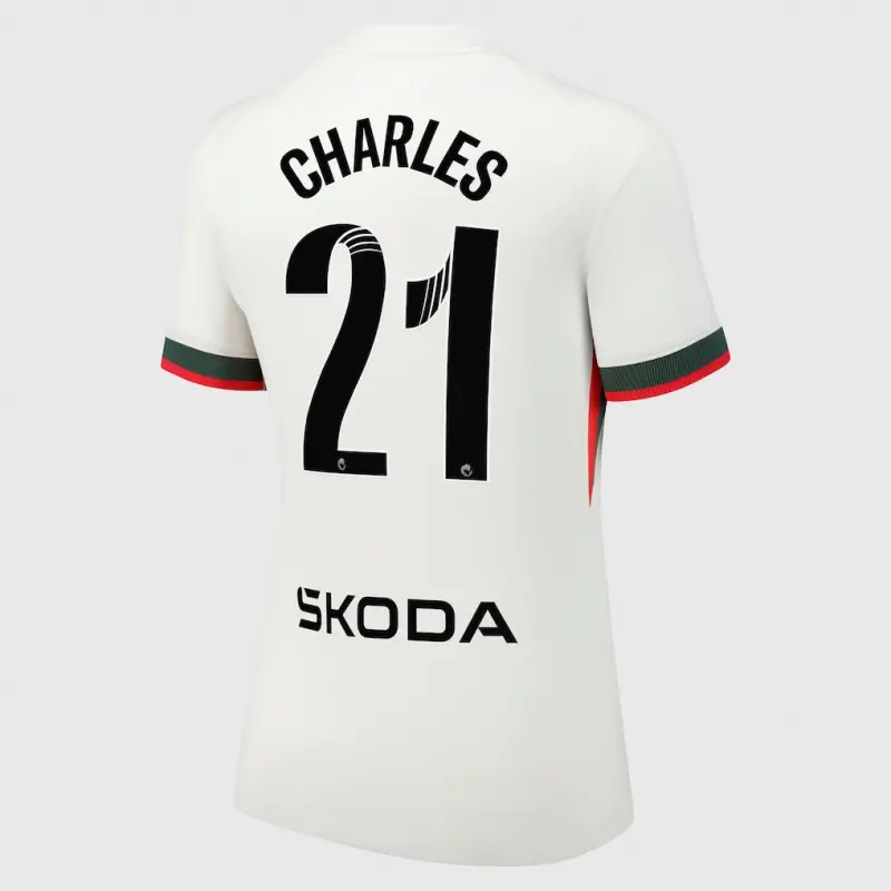 Chelsea chelsea wsl nike away stadium shirt 2025-26 – damen mit charles 21 aufdruck Trikot - Exklusive Chelsea Fußballbekleidung Chelsea chelsea wsl nike away stadium shirt 2025-26 – damen mit charles 21 aufdruck Trikot - Exklusive Chelsea Fußballbekleidung