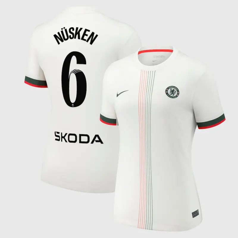 Chelsea chelsea wsl nike away stadium shirt 2025-26 – damen mit nüsken 6 aufdruck Trikot - Exklusive Chelsea Fußballbekleidung