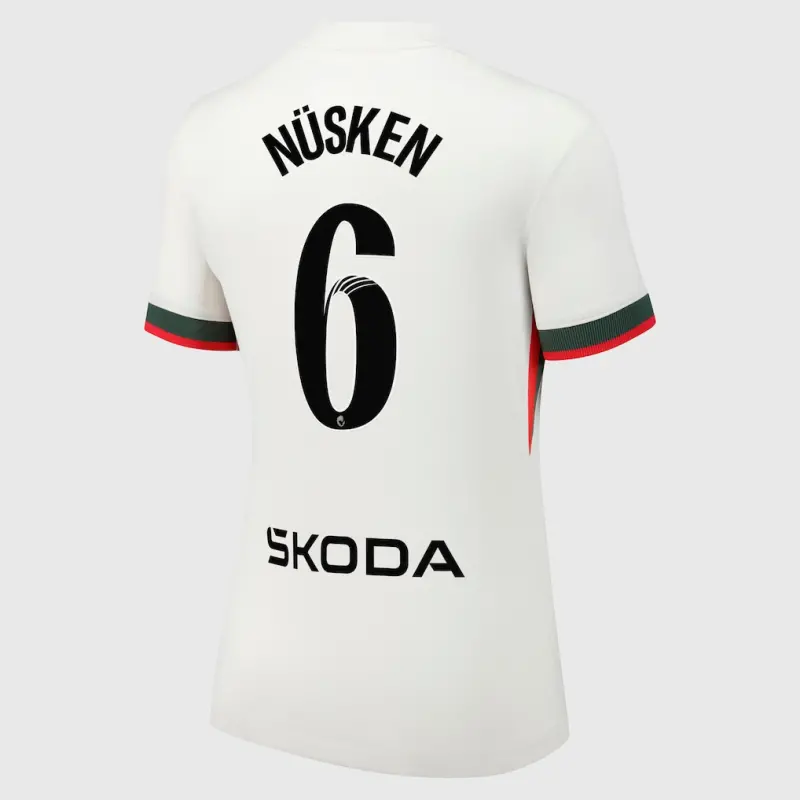 Chelsea chelsea wsl nike away stadium shirt 2025-26 – damen mit nüsken 6 aufdruck Trikot - Exklusive Chelsea Fußballbekleidung Chelsea chelsea wsl nike away stadium shirt 2025-26 – damen mit nüsken 6 aufdruck Trikot - Exklusive Chelsea Fußballbekleidung