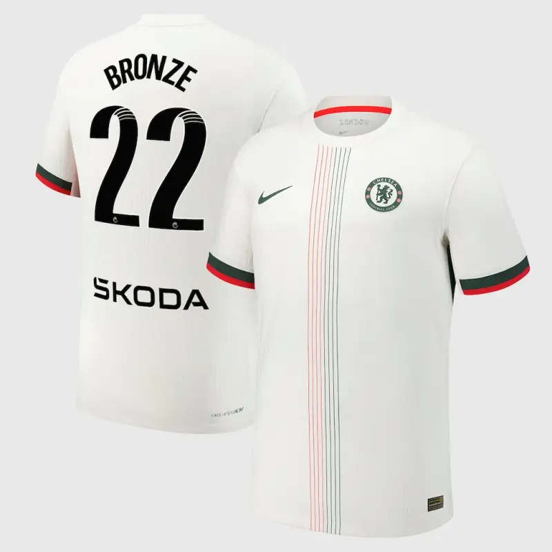 Chelsea chelsea wsl nike dri-fit adv auswärtsspieltrikot 2025-26 mit bronze 22-aufdruck Trikot - Exklusive Chelsea Fußballbekleidung