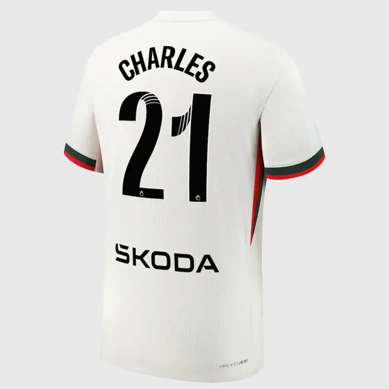 Chelsea chelsea wsl nike dri-fit adv auswärtsspieltrikot 2025-26 mit charles 21-aufdruck Trikot - Exklusive Chelsea Fußballbekleidung Chelsea chelsea wsl nike dri-fit adv auswärtsspieltrikot 2025-26 mit charles 21-aufdruck Trikot - Exklusive Chelsea Fußballbekleidung