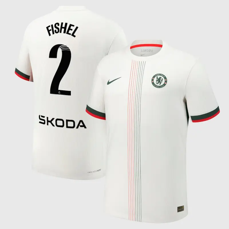 Chelsea chelsea wsl nike dri-fit adv auswärtsspieltrikot 2025-26 mit fishel 2-aufdruck Trikot - Exklusive Chelsea Fußballbekleidung