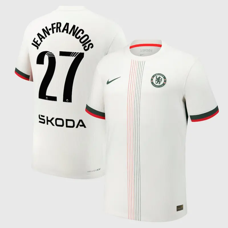 Chelsea chelsea wsl nike dri-fit adv auswärtsspieltrikot 2025-26 mit jean-francois 27-aufdruck Trikot - Exklusive Chelsea Fußballbekleidung