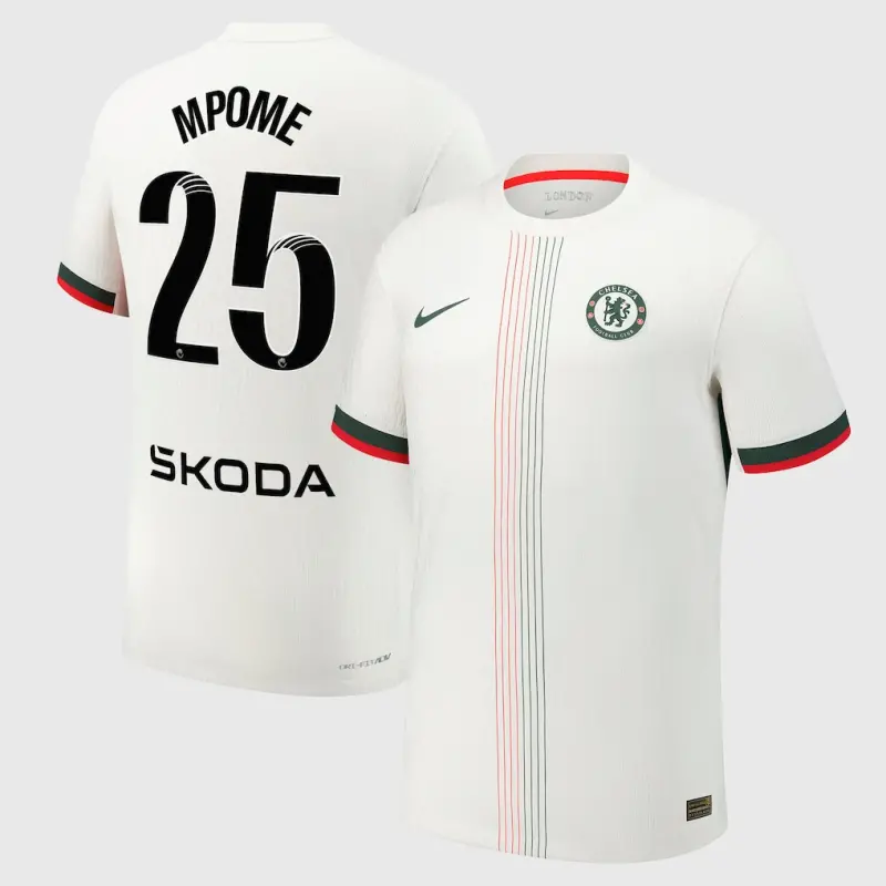 Chelsea chelsea wsl nike dri-fit adv auswärtsspieltrikot 2025-26 mit mpome 25-aufdruck Trikot - Exklusive Chelsea Fußballbekleidung