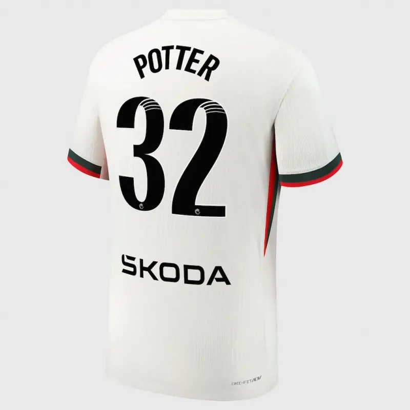 Chelsea chelsea wsl nike dri-fit adv auswärtsspieltrikot 2025-26 mit potter 32-aufdruck Trikot - Exklusive Chelsea Fußballbekleidung Chelsea chelsea wsl nike dri-fit adv auswärtsspieltrikot 2025-26 mit potter 32-aufdruck Trikot - Exklusive Chelsea Fußballbekleidung
