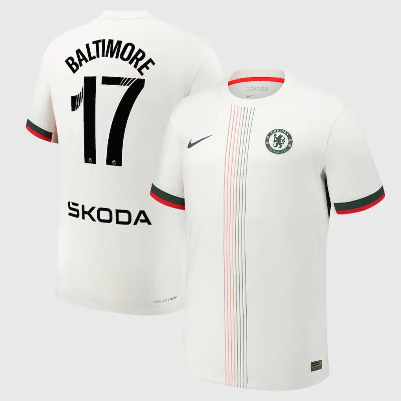 Chelsea chelsea wsl nike dri-fit adv auswärtstrikot 2025-26 mit baltimore 17-aufdruck Trikot - Exklusive Chelsea Fußballbekleidung