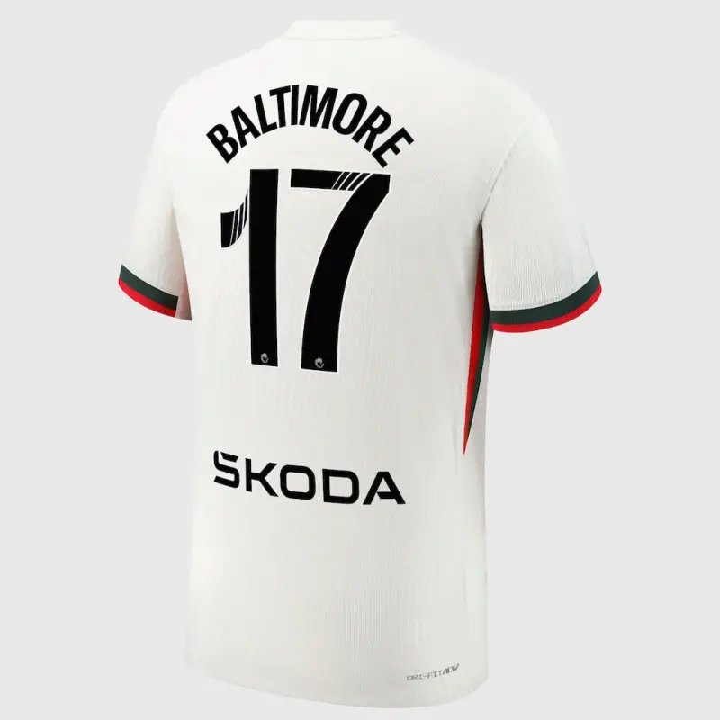 Chelsea chelsea wsl nike dri-fit adv auswärtstrikot 2025-26 mit baltimore 17-aufdruck Trikot - Exklusive Chelsea Fußballbekleidung Chelsea chelsea wsl nike dri-fit adv auswärtstrikot 2025-26 mit baltimore 17-aufdruck Trikot - Exklusive Chelsea Fußballbekleidung