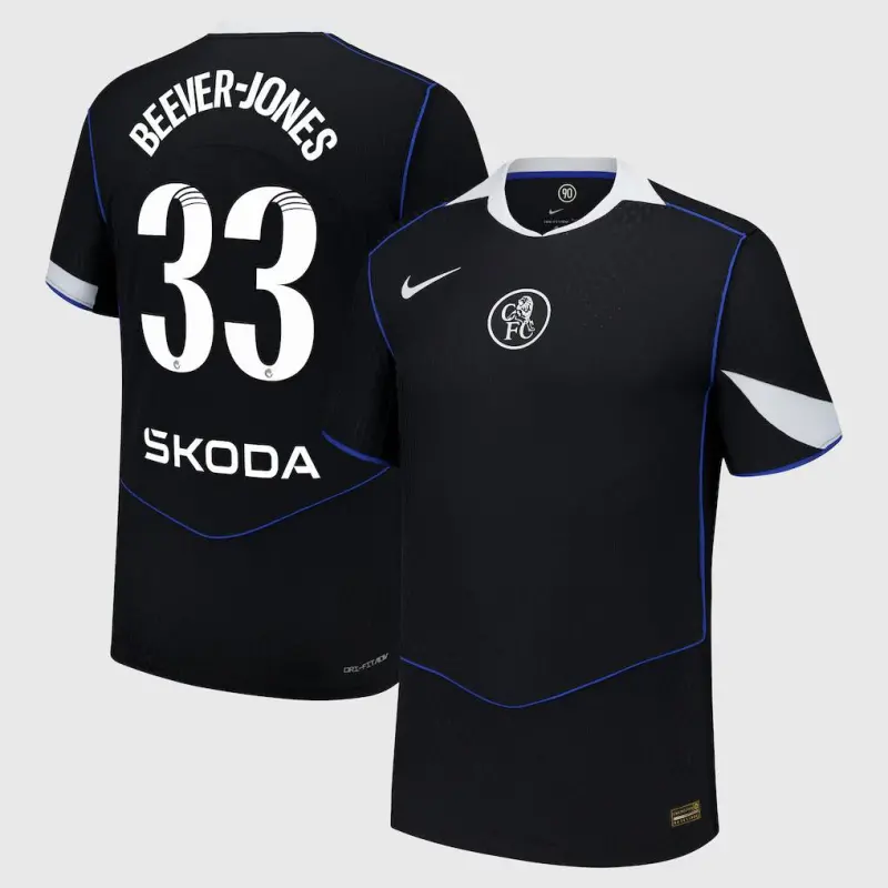 Chelsea chelsea wsl nike dri fit adv drittes spieltrikot 2025-26 mit beever-jones 33-aufdruck Trikot - Exklusive Chelsea Fußballbekleidung